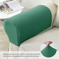 Комплект от Jacquard Stretch Sofa Arber Argrest покрива антиплъзгащи се мебели протектор подлакътник за подлакнатина за диван реклинар