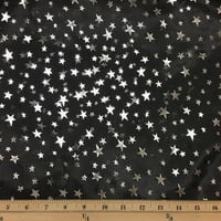 Кристална органза отпечатани звезди плат Искрящи лъскави занаяти декорации 60 широк край двора