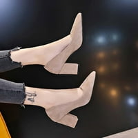 Kayannuo на високи токчета Обувки Летни дамски сандали Женски заострени пръсти на пръсти на токчета с високи токчета с леки стадо обувки солиден цвят ежедневни обувки