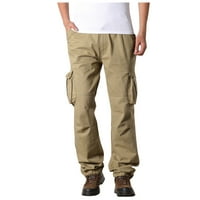 BadyMincsl мъжки панталони просвет плюс размер мъжки товарни панталони модни ежедневни тънки много джобни панталони на открито нападение панталони спортни панталони