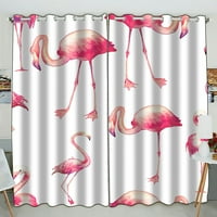 Фламинго завеса за прозорци кухненски завеси прозорски завеси панел