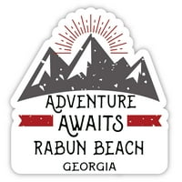 Rabun Beach Georgia Souvenir Vinyl Decal Sticker Adventure очаква дизайн