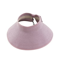 Homadles дамски шапки за лятото в магазина- единствено цветни плетани шапки розов размер един размер