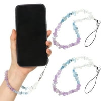 Кристални камъни Телефонни ремъци къси ръчни каишки за китки висящи струни за аксесоари за телефонни ключодържатели на портмонето