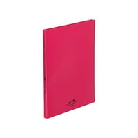 Lihit Lab Clear Book Flat A Pocket Red N5061-3