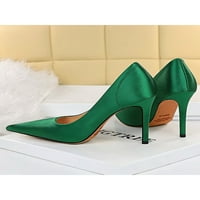 Дамски високи токчета Официални рокли Обувки Fashion Comfort Stiletto помпи зелено 8