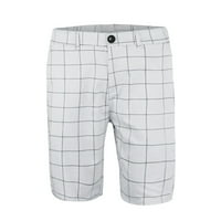 Homadles Mens Casual Shorts Clearance- модерни ежедневни къси шорти бяла размер s