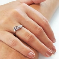 Бижута Модна пръстен за бижута Крило Диамантен пръстен годишнина Подарък Размер 6