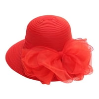 Follure Sun Hats for Women Church Derby Dress Fassinator Bridal Cap British Tea Party Сватбена шапка