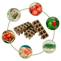 Everso Seed Starter Tight, комплекти за клетъчни торфчета, биоразградими композиционни засаждащи саксии за градински разсад зеленчуково цвете