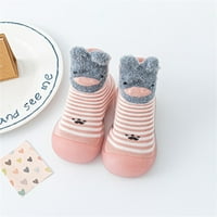 Момчета момичета чорапи обувки карикатура животински дизайн мека подметка леко удобни обувки за деца размер 22; 12- м