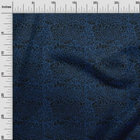 OneOone Cotton Silk Royal Blue Fabric Giraffe Animal Skin Sewing Craft Projects Fabric отпечатъци от двор