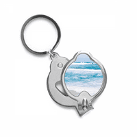 Ocean Water Beach Science Nature Picture Finger Nail Clippers Scissor Cutter от неръждаема стомана