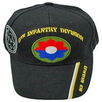 9 -та пехотна дивизия капачка стари надеждни Id бейзболна шапка армия броня стикер