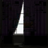 Капреза Стая Потъмнящи завеси Енергийно ефективно затъмнение Завеса за прозорци Громб Великденски декоративни панели UV защита Дълго джудже Стил на печат h 42x54in