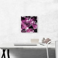 Purple Black White Modern Canvas Art Print - Размер: 12 12