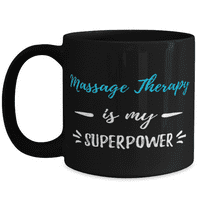 Масажната терапия е моята суперсилна чаша за кафе забавен масажист