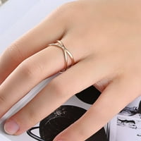 zttd моден цирконов пръстен регулируем тревожен пръстен. Unise Ring с мъниста, въртящ се пръстен Креативни бижута