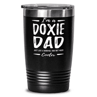 Cool Doxie Dog Dad 20oz неръждаема чаша за тумблер смешна дакей