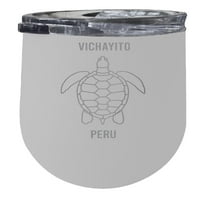Vichayito peru oz бели лазерни изолирани от неръждаема стомана за вино