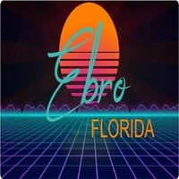 EBRO Флорида Винил стикер Stiker Retro Neon Design
