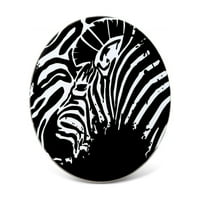 Cota Global Black & White Zebra Ceramic Coaster, сложен и педантичен детайл за изкуство Ръчно изработено декоративна новост стъклени съдове табели Собли