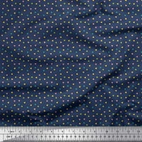 Soimoi Cotton Poplin Fabric Triangle Shirting Printed Craft Fabric край двора