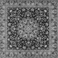 Ahgly Company Indoor Rectangle Medallion Grey традиционни килими, 5 '8'
