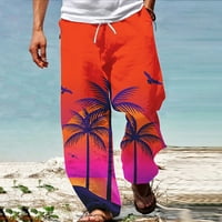 Мъжки панталони плаж хипи харем торбисти бохо йога хавайци ежедневни панталони за мъже