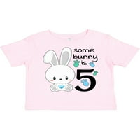 Inktastic somebunny е пет-5 рожден ден зайче подарък за дете или тениска за момиче