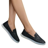DMQUPV ежедневни обувки за жени Taupe пролетни обувки Кух и плоска женска небрежна мека удобна летни дами летни обувки обувки черно 6,5