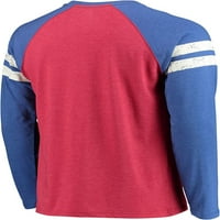 Мъжки NFL_ Throwback League Raglan Tri-Brend тениска с дълъг ръкав