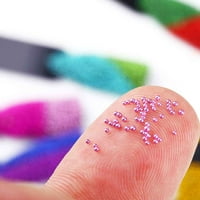 Цветове 3D Caviar Mini Beads Nails Art Glitters Diy Decoration Manicure Gel Tools Аксесоари
