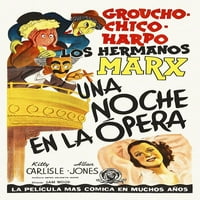 Brothers Mar - френски - Нощ на печат на Opera Poster от Hollywood Photo Archive Hollywood Photo Archive