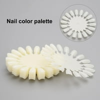 Taluosi Nail Art Plate Мултифункционална безобидна пластмасова палитра цветова палитра за DIY