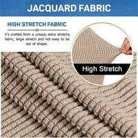 Derong T-Cushion Dofa Cover Cover Come of Jacquard Stretch Dofa Cover Elastic Bottom Murniture Protector Double Seat58-72in