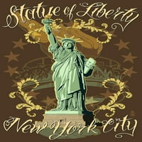 Национален паметник на статуята на свободата, Ню Йорк, Ню Йорк, Браун