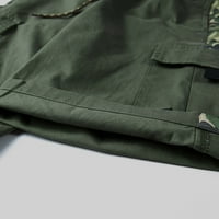 Cllios Menes Camo Cargo Shorts плюс размер мулти джобове къси панталони на открито бойни шорти дишащи работни дрехи Camo Cargo Shorts