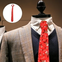 Коледна вратовръзка шик печат декоративни аксесоари за дрехи