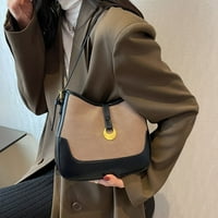 Модна чанта проста ретро малък дизайн подмишник чанта за пратеник за жени есенна нова модна чанта рамо
