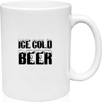 Кафе чаша ледена студена бира бира бяла чаша за кафе забавна чаша чаша