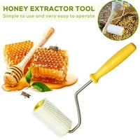 Honrane Hive Ucpapping Anedle Roller, лесен за почистване на траен инструмент за пчеларство за ефективен инструмент за извличане на мед за ферма за ферма