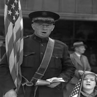 Проповедник, 1939. Проповедник на армията на NSALVATION, Сан Франциско, Калифорния. Снимка, април от Доротея Ланге. Печат на плакат от