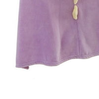 Bangyoudaoo с качулка одеяло меки и топли ръкави с луксозна качулка в покритие от руно един размер и единно лилаво лилаво
