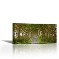 The Dark Hedges, Ирландия - Съвременното изящно изкуство Giclee on Canvas Gallery Wrap - Décor на стена - Арт живопис - Готов за окачване