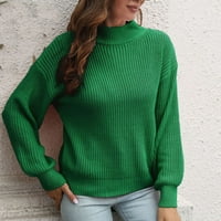 Levmjia женски пуловери модерни половин пуловер от костенурка разхлабена есен е есен зимен пуловер с дълъг ръкав с дълъг ръкав