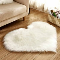 shpwfbe домашен декор килимчета за хола Вълна имитация на овча кожа килими козина без плъзгане спалня рошав килим постелки