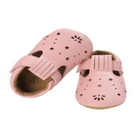 Afunbaby Baby Girls Princess Shoes Soft Pu Leather Duled Non-Slip Bottom Lastual Flats Shoes
