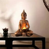 Wanwan Resin Crafts Ръчно изработена фина изработка цветове гладка повърхност Буда статуя за спалня
