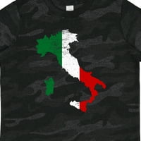 Тениска на мастиленост италианска карта за подаръци за дете на флаг или малко дете